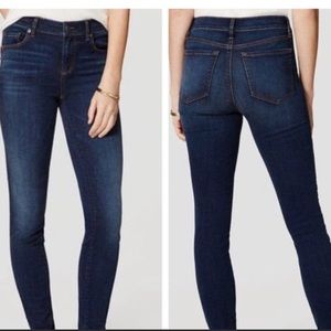 NWOT Ann Taylor LOFT Size 0 Jeans Leggings Skinny Slim Fit Pants Jeggings Pocket